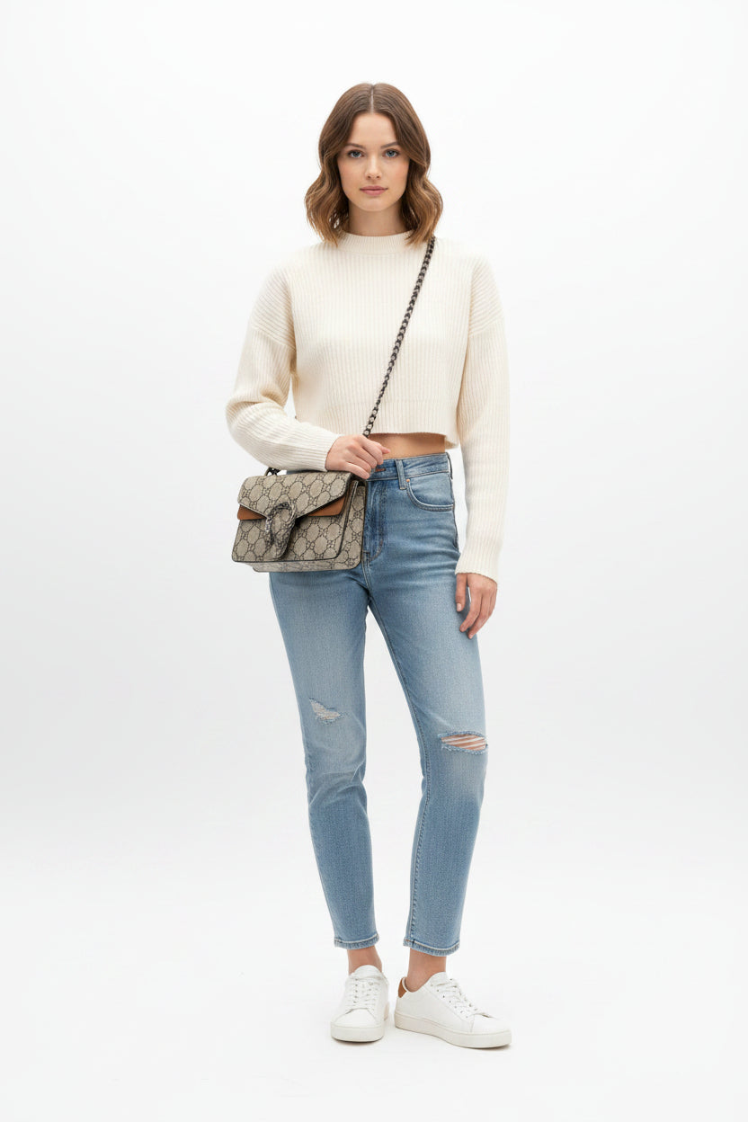 PRADA BANDOLERA / BEIGE