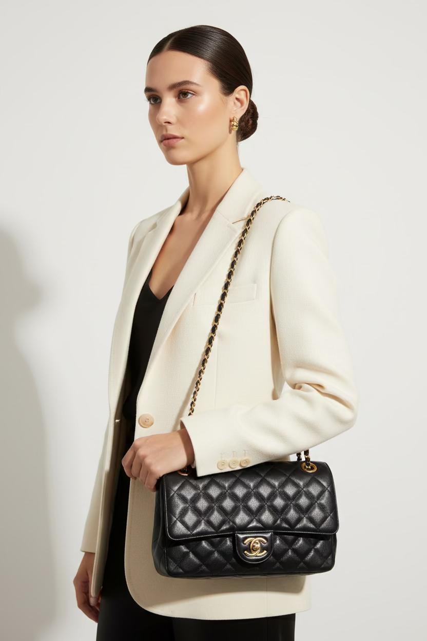 CHANEL CC / BLACK GOLD