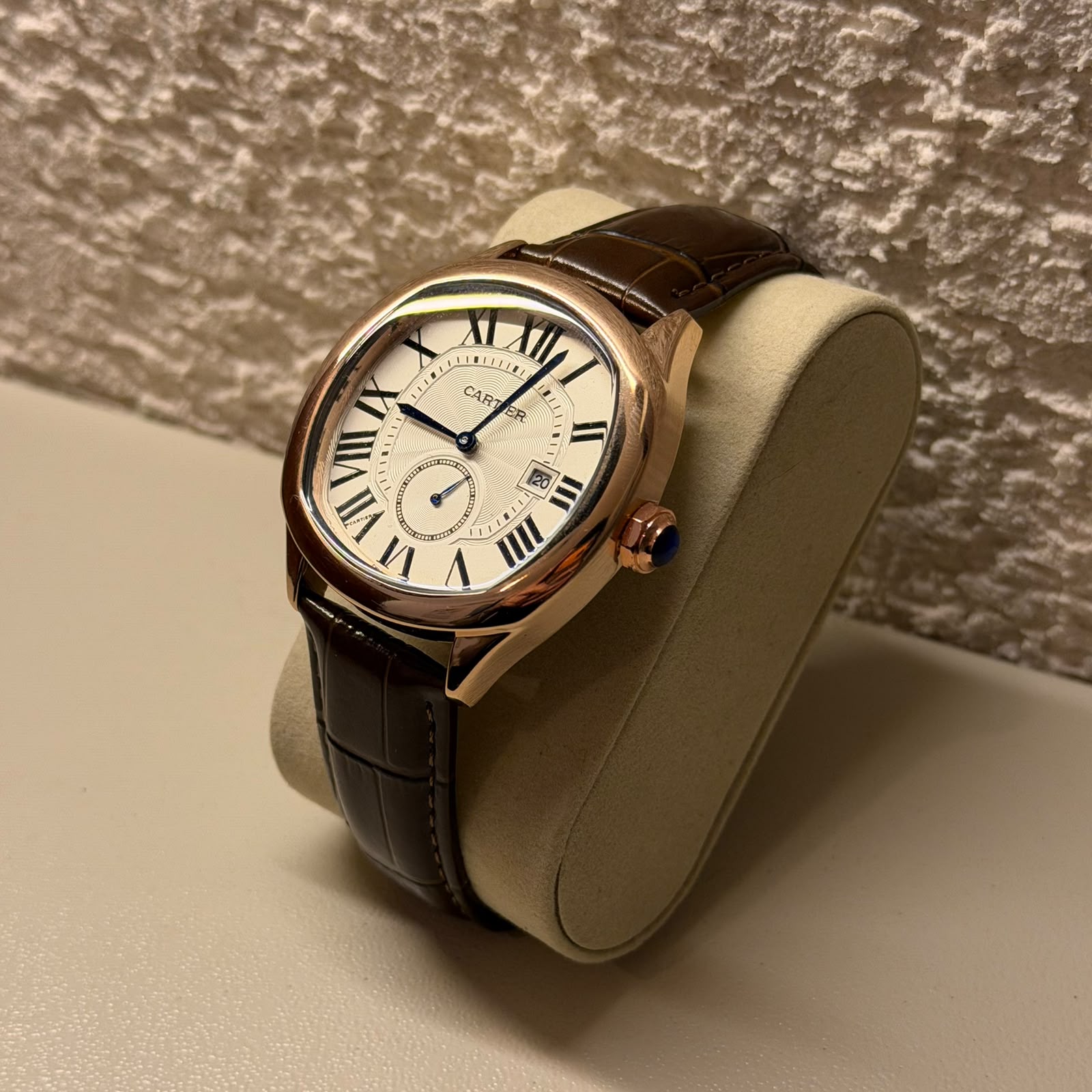 CARTIER DRIVE BROWN LEATHER