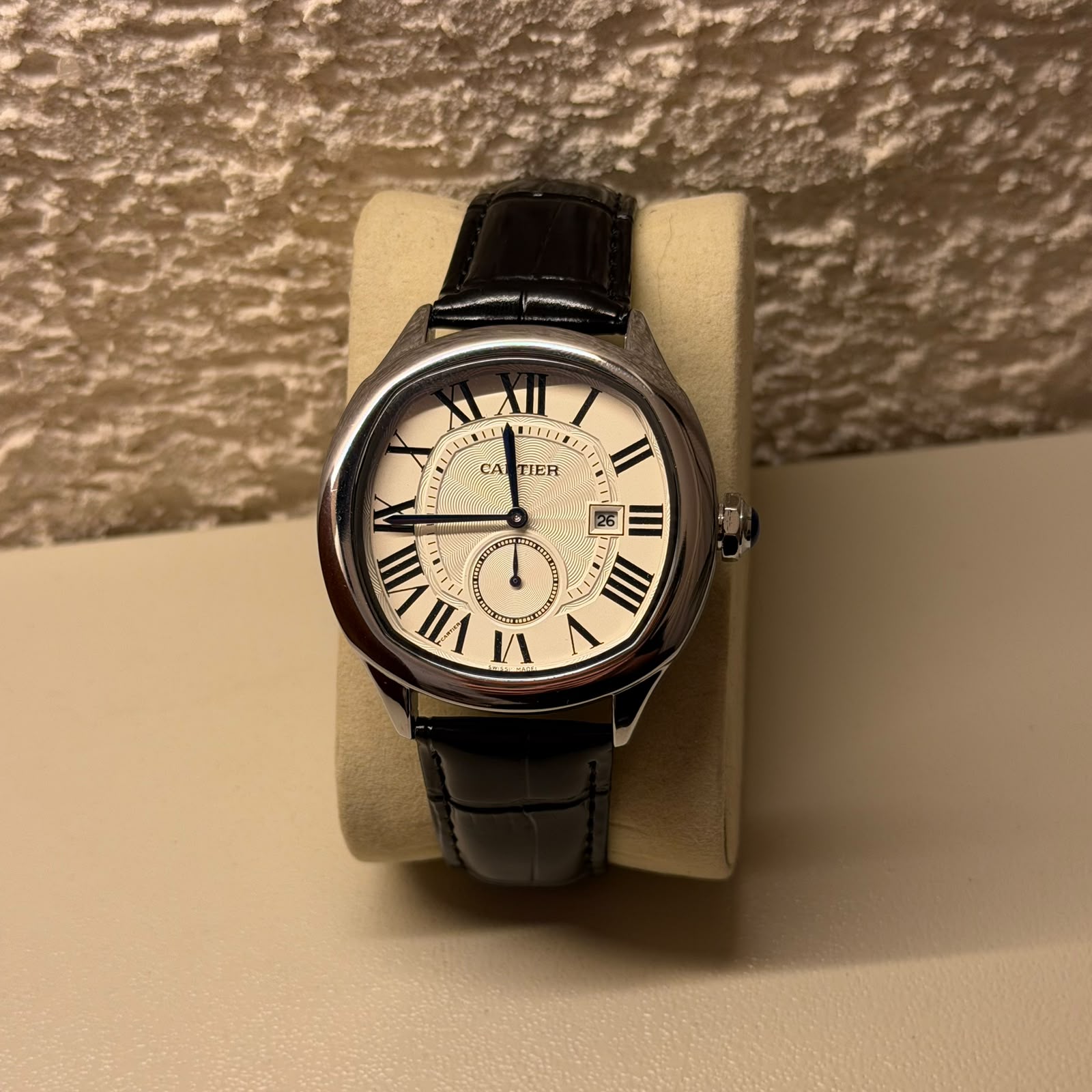 CARTIER DRIVE BLACK LEATHER