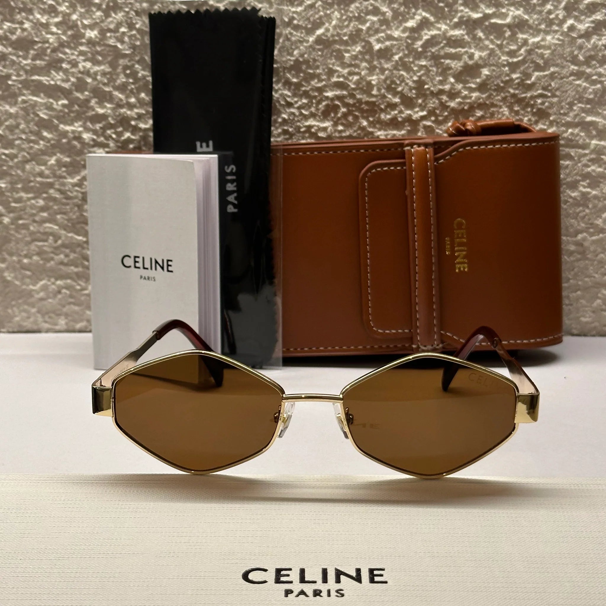 CELINE TRIOMPHE BROWN GOLD