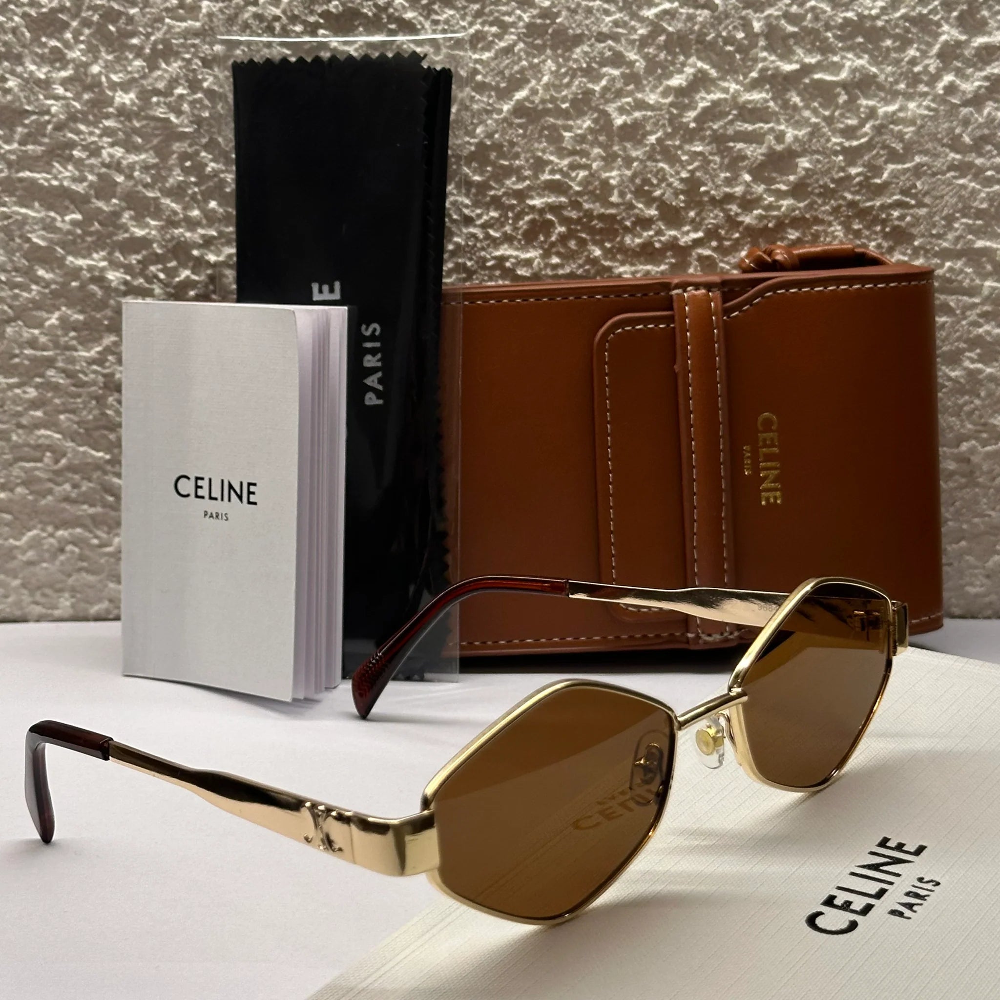 CELINE TRIOMPHE BROWN GOLD