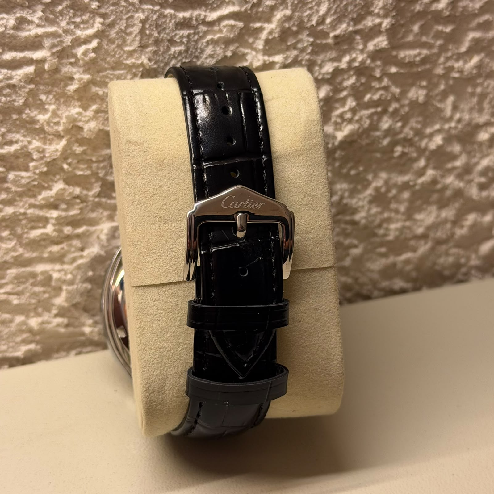 CARTIER DRIVE BLACK LEATHER