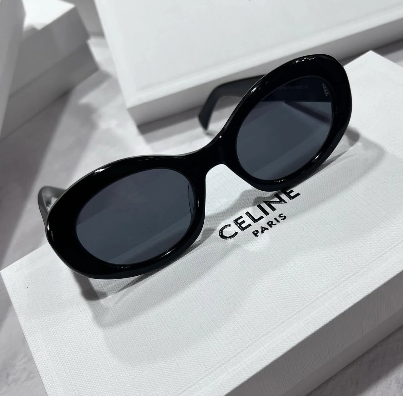 CELINE TRIOMPHE ACETATO BLACK