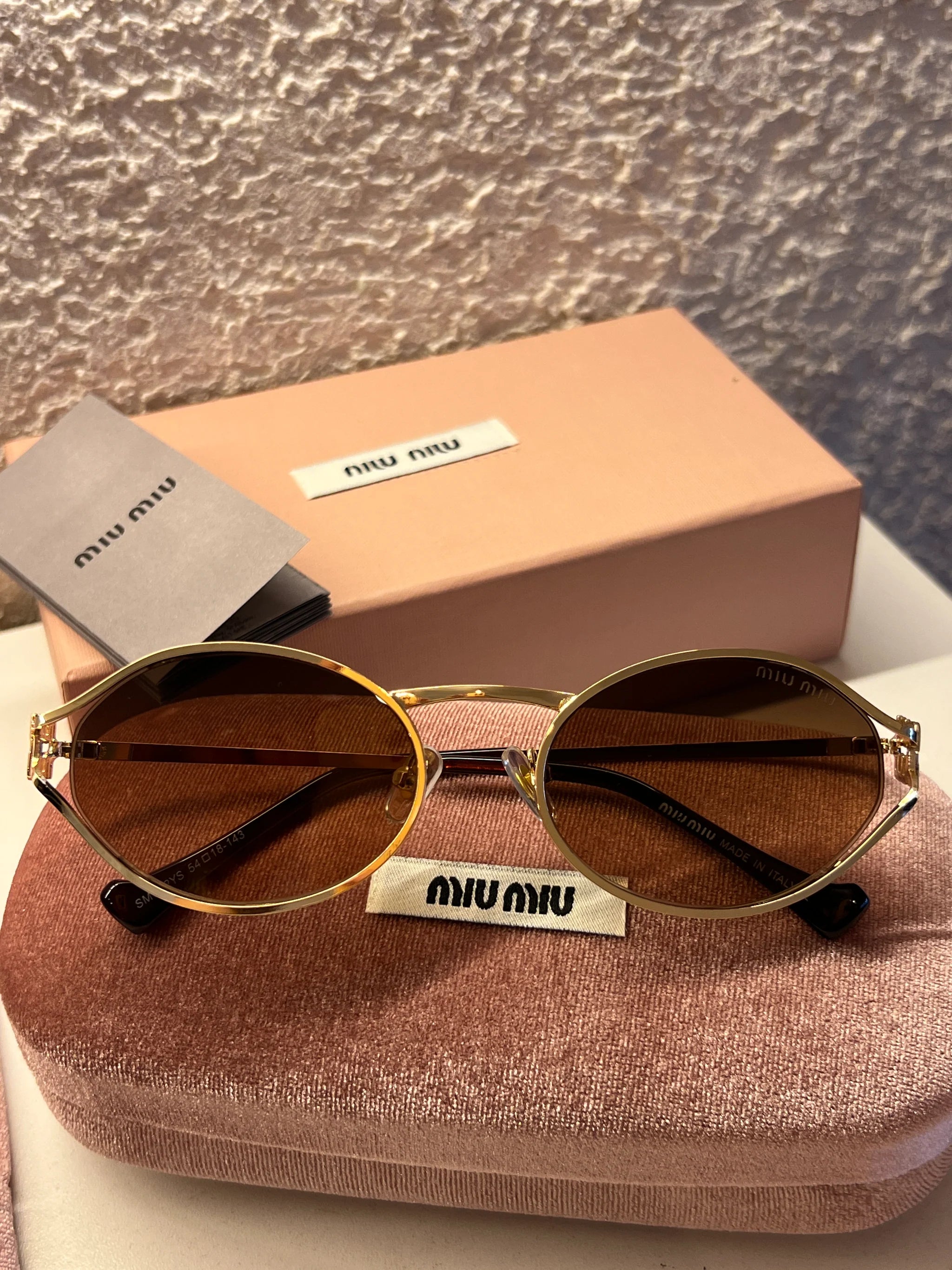 MIU MIU 54YS ROSE GOLD