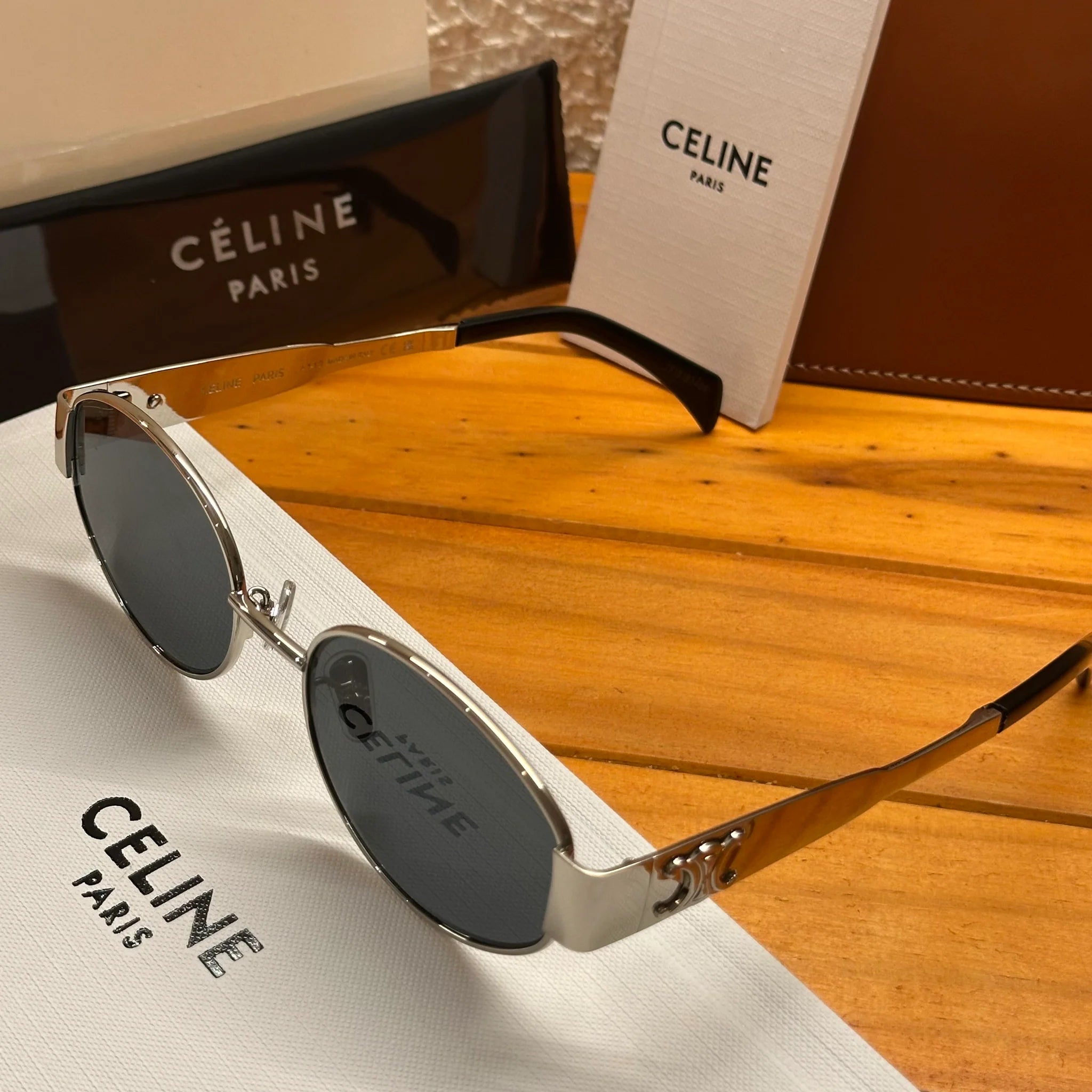 CELINE OVAL SHAPE SILVER