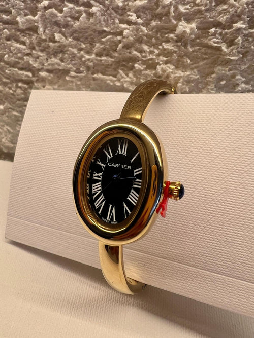 CARTIER BAIGNORE GOLD BLACK