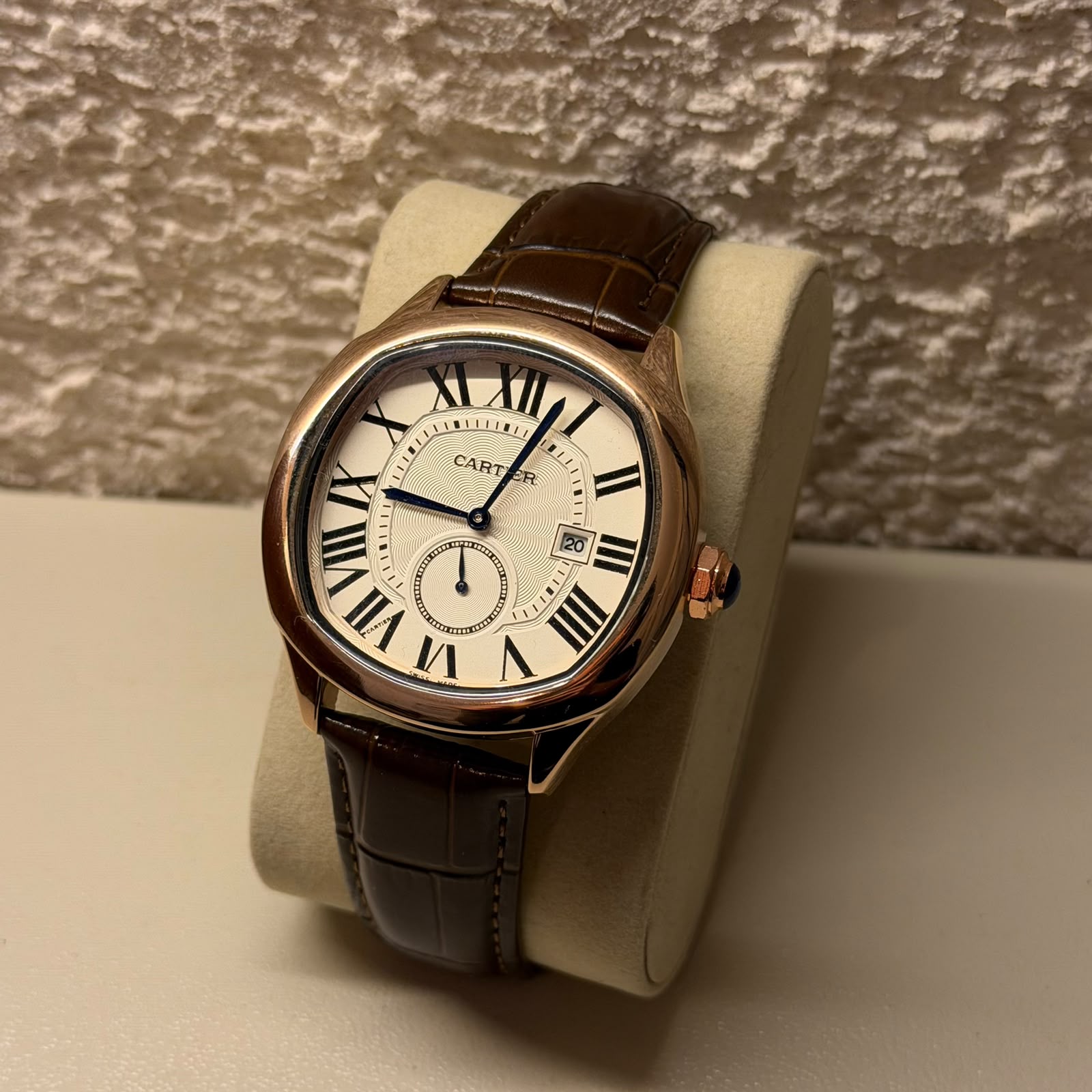 CARTIER DRIVE BROWN LEATHER