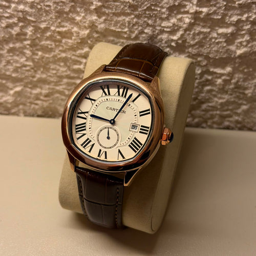 CARTI3R DRIVE BROWN LEATHER